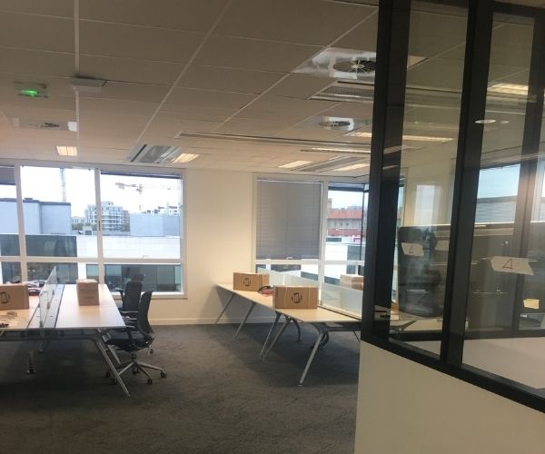 Bureaux rénovés et opérationnels après travaux NEC 2019