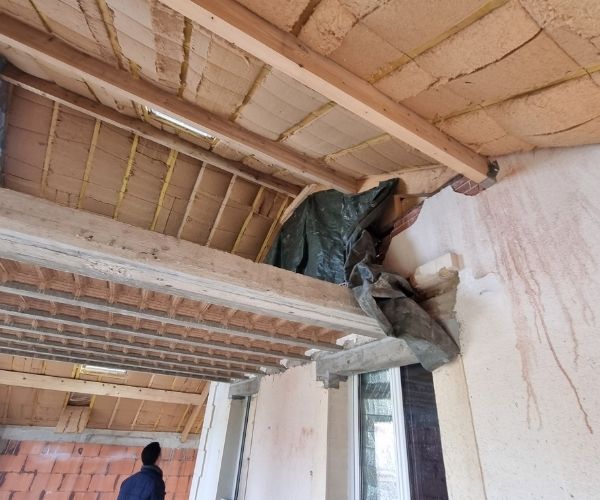 Travaux de charpente et isolation sous toiture à Chatou